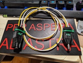 dc Puissance prise courant connecteur jack vis Terminal câble serrer protecteur souche soulagement 3d print model - Mito3D