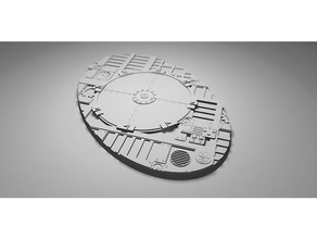 mechanicus base 170mm 40k imperial knight warhammer 3d print model - Mito3D