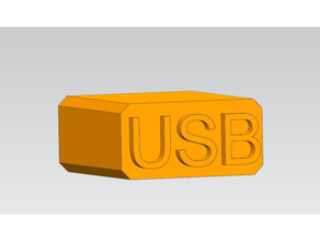 USB poussière gardien 3d print model - Mito3D