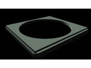 areo ektar speed graphic lens board retaining ring 3d print model - Mito3D