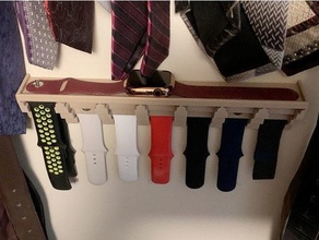 apple watch band organizer shelf airpods closet iwatch straps 3d print model - Mito3D