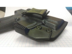 holster claw cya m&p shield 9mm 3d print model - Mito3D