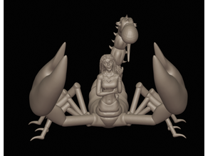 betrest - scorpion queen dnd miniature goddess 3d print model - Mito3D