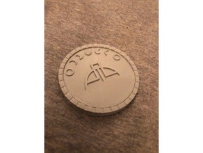amp048 makers coin 3d print model - Mito3D