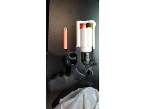 crosman 357 vigilante Tamanho nerf conversão hardware necessário Pistola ar airsoft bb arma fogo co2 kit pelota 3d print model - Mito3D