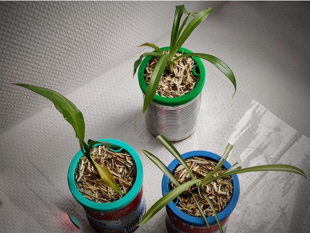 personalizado auto rega plantador petit flor Panela plantar plante flowalistik plantadores 3D print model - Mito3D
