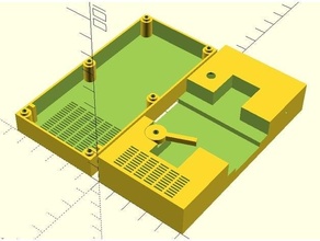 sakız pil şarj cihazı proje durum kılıf 3d print model - Mito3D
