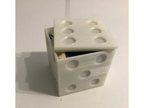 Würfel Box d6 Lager 3d print model - Mito3D