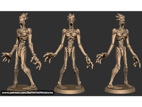 alto uomo battleyak miniature patreon campione arkham orrore mortalità ectomorfo arcano fantasia fantasma mostro rpg scifi tavolo 3d print model - Mito3D