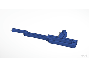 nerf stryfe allongé poussoir 3d print model - Mito3D