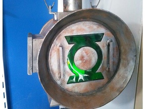 green lantern mod oil lamp 3d print model - Mito3D