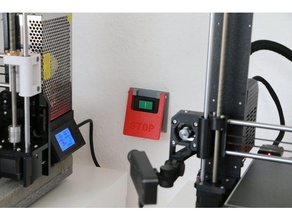 emergência luz interruptor berker stop botão Lichtschalter cobrir prato 3d print model - Mito3D