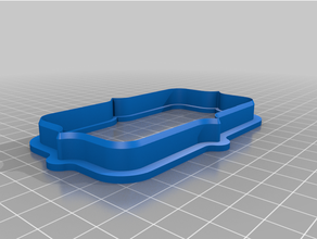 plaque shape cookie cutter 3d print model - Mito3D