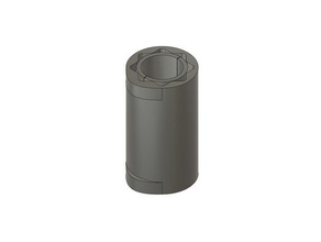 50 mm simple bobine adaptateur 3 lèvre manche ender pro 3d print model - Mito3D