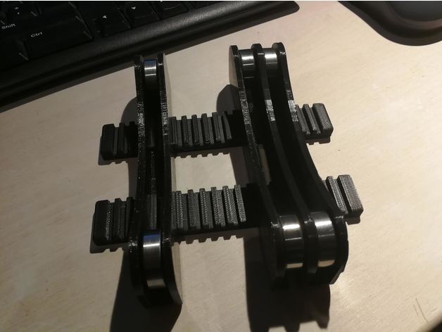 doppelt seitig tush ++ Filament Spule Halter Unterstützung 3D print model - Mito3D