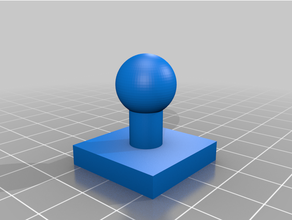 ram ball size 3d print model - Mito3D