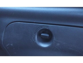 opel Frontera tronco interior porta botão 3d print model - Mito3D