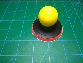 angle grinder sanding pad handle 3d print model - Mito3D