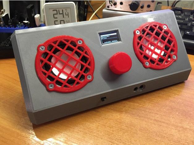 ka radio Wi Fi Internet Radio esp32 webradio 3D print model - Mito3D