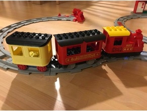 duplo train wagon 3d print model - Mito3D