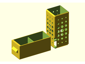 customizable drawers - dividers 3d print model - Mito3D