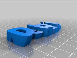 personalizado remixar texto chave anel 3d print model - Mito3D