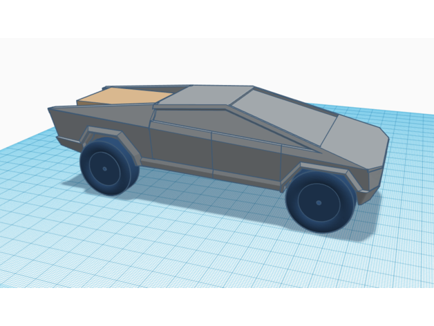 cybertruck pinewood derby 3D model ・ Mito3D
