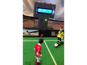 marcador LCD puntapié pateador juegos anzeige arduino lcd fútbol estadio 3d print model - Mito3D