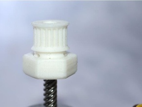 20 dente centrando polia 5mm acoplador 3d print model - Mito3D