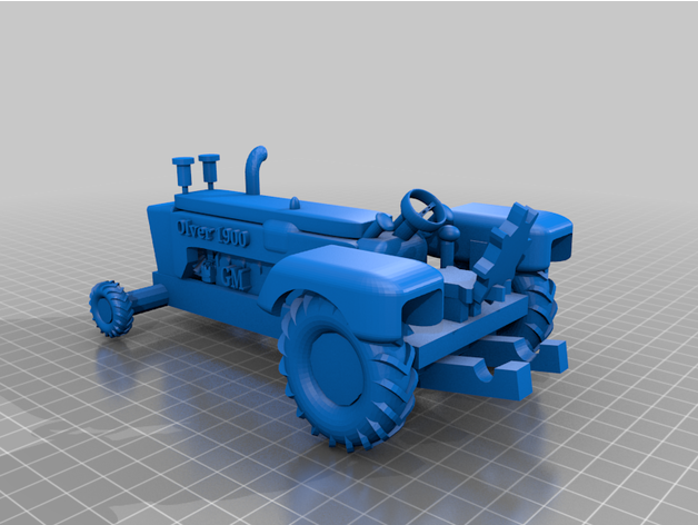 oliver 1900 gm diesel 3D print model - Mito3D
