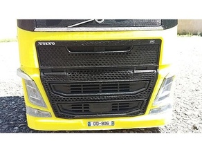 rc camion 1 14 grille visage 3d print model - Mito3D