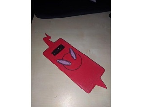 rotom phone samsung galaxy note 8 case pokemon note8 3d print model - Mito3D