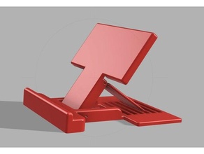 ajustable phone stand 0 85 degrees ipad iphone 3d print model - Mito3D