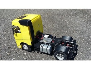 rc camion 1 14 air filtre tuyau 3d print model - Mito3D