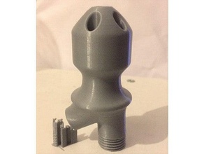 redimensionado menor ducha enema enchufe 3d print model - Mito3D