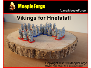 hnefatafl vikings boardgame game viking 3d print model - Mito3D