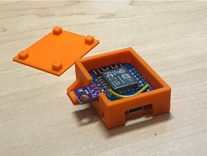 d1 mini multisensor caso bainha wemos 3d print model - Mito3D