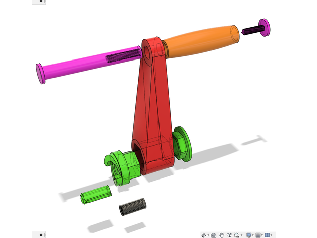 riv kassenkurbel 3D print model - Mito3D