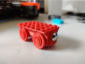 brio Lego Wagen Wideload 3d print model - Mito3D