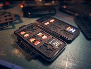 personalizzato schiuma inserire pelicase 0915 sd carte memoria carta micro titolare supporto pellicano Astuccio guaina 3d print model - Mito3D