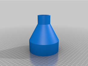 customized parametric dust collector adapter1 3d print model - Mito3D