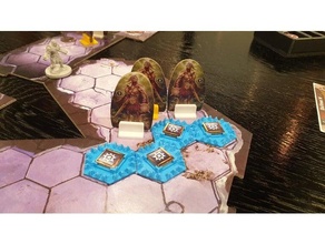 gloomhaven trap status stackable 3d print model - Mito3D