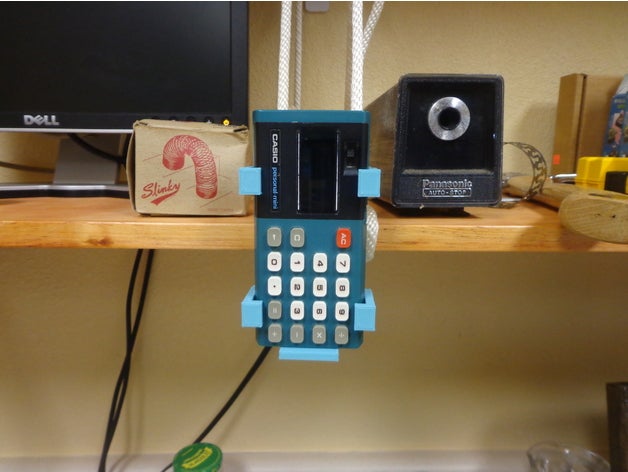 casio personal mini calculadora soporte 3D print model - Mito3D
