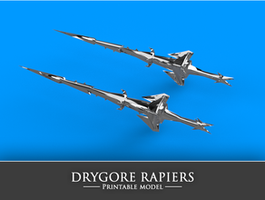 runescape drygore rapières t90 3d print model - Mito3D
