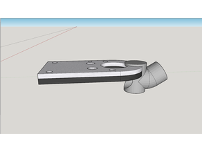 bosch gkf 12v-8 vacuum cleaner adapter 3d print model - Mito3D