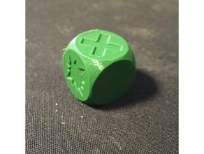 blood bowl team manager dice 3d print model - Mito3D