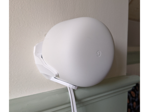 Google Nest lan Mauer montieren 3d print model - Mito3D