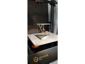 impossible table soutiens caoutchouc bande 3d print model - Mito3D