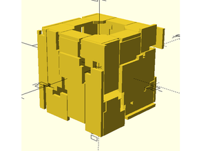 puzzle scatola movimento 3d cubo 3d print model - Mito3D