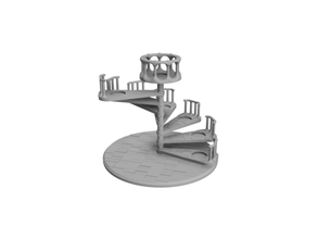 modular Spiral Treppe 3d print model - Mito3D